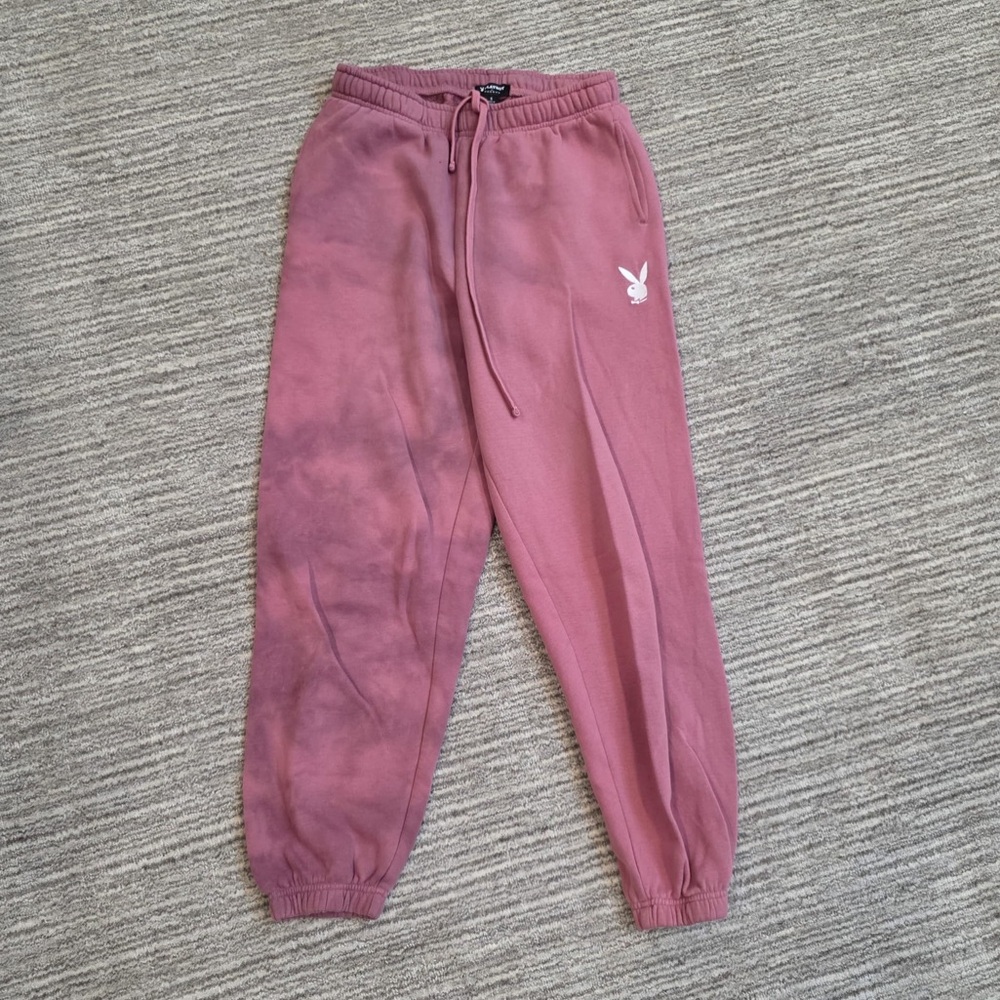 Pink, half dyed Pacsun sweatpants, women’s small